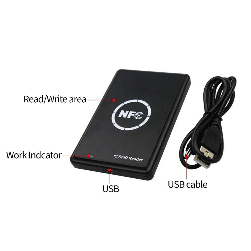 RFID Copier Duplicirač Keyfob NFC Smart Card Reader Writer 13.56MHz ...