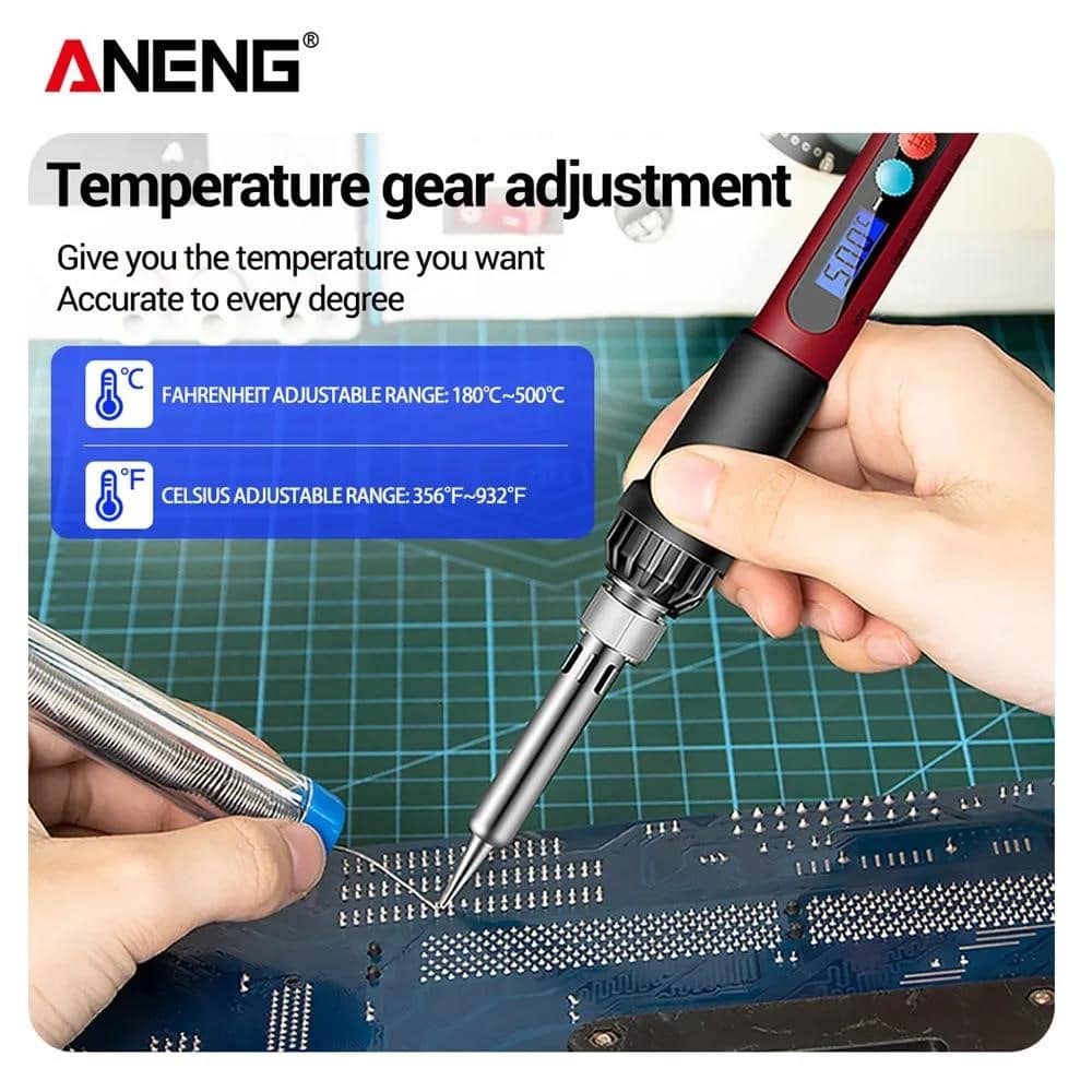 ANENG SL103 60W digitalno električno lemilo US/EU utičnica podesiva ...
